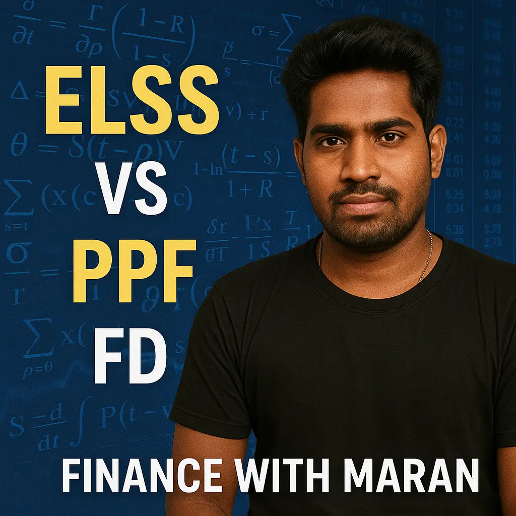 ELSS vs PPF vs FD Tax Saving Investment Comparison 2025 A comparison chart showing ELSS, PPF, and Fixed Deposit returns, lock-in periods, tax benefits, and ideal use cases for Indian investors in 2025.