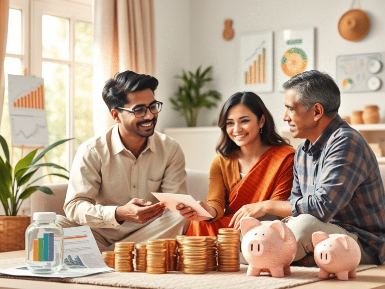 Middle class குடும்பத்தினருக்கான நிதி திட்டம், மாசாந்த வருமான திட்டம் மற்றும் ஓய்வூதிய சேமிப்பு வழிகாட்டி.