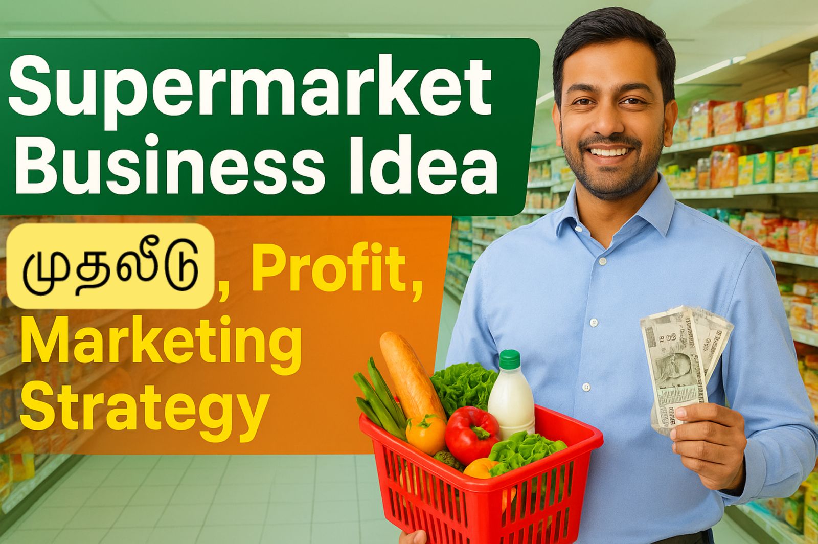 Supermarket Business Idea in Tamil – முதலீடு, Profit, Marketing Strategy